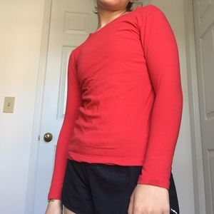 Red long sleeve